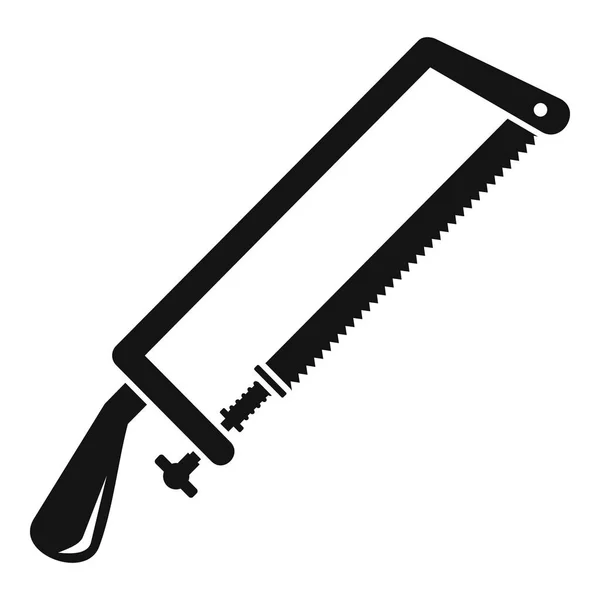 Icono de sierra de cirugía, estilo simple — Vector de stock