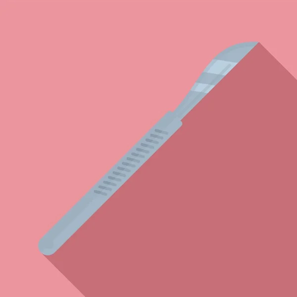 Icône scalpel, style plat — Image vectorielle