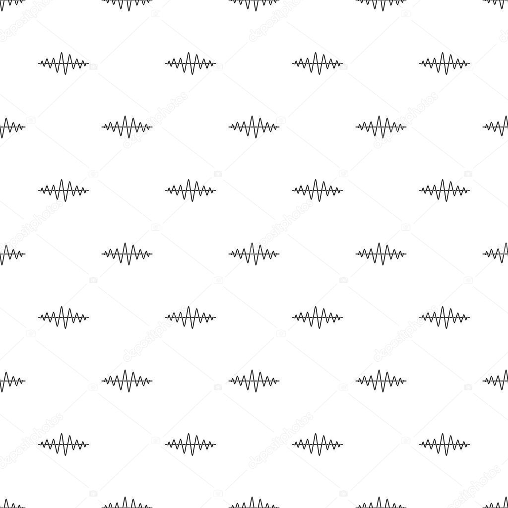 Equalizer technology radio pattern seamless vector