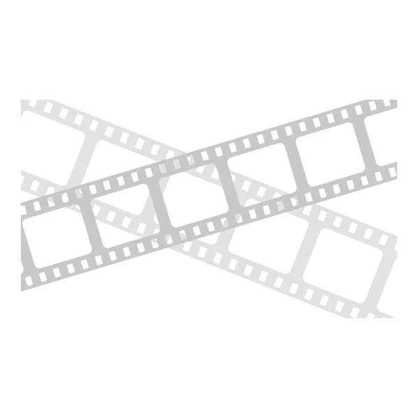 Cinema film icon, flat style — Stock Vector