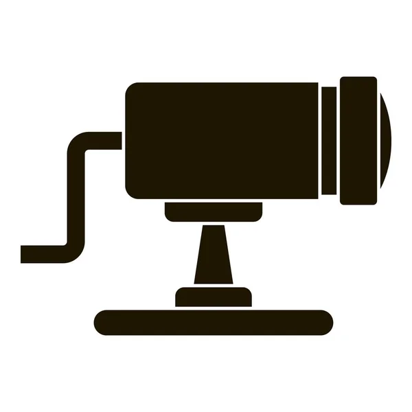 Conference camera icon, simple style — Stock Vector