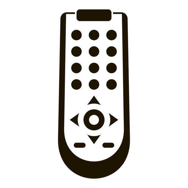 Remote control icon, simple style