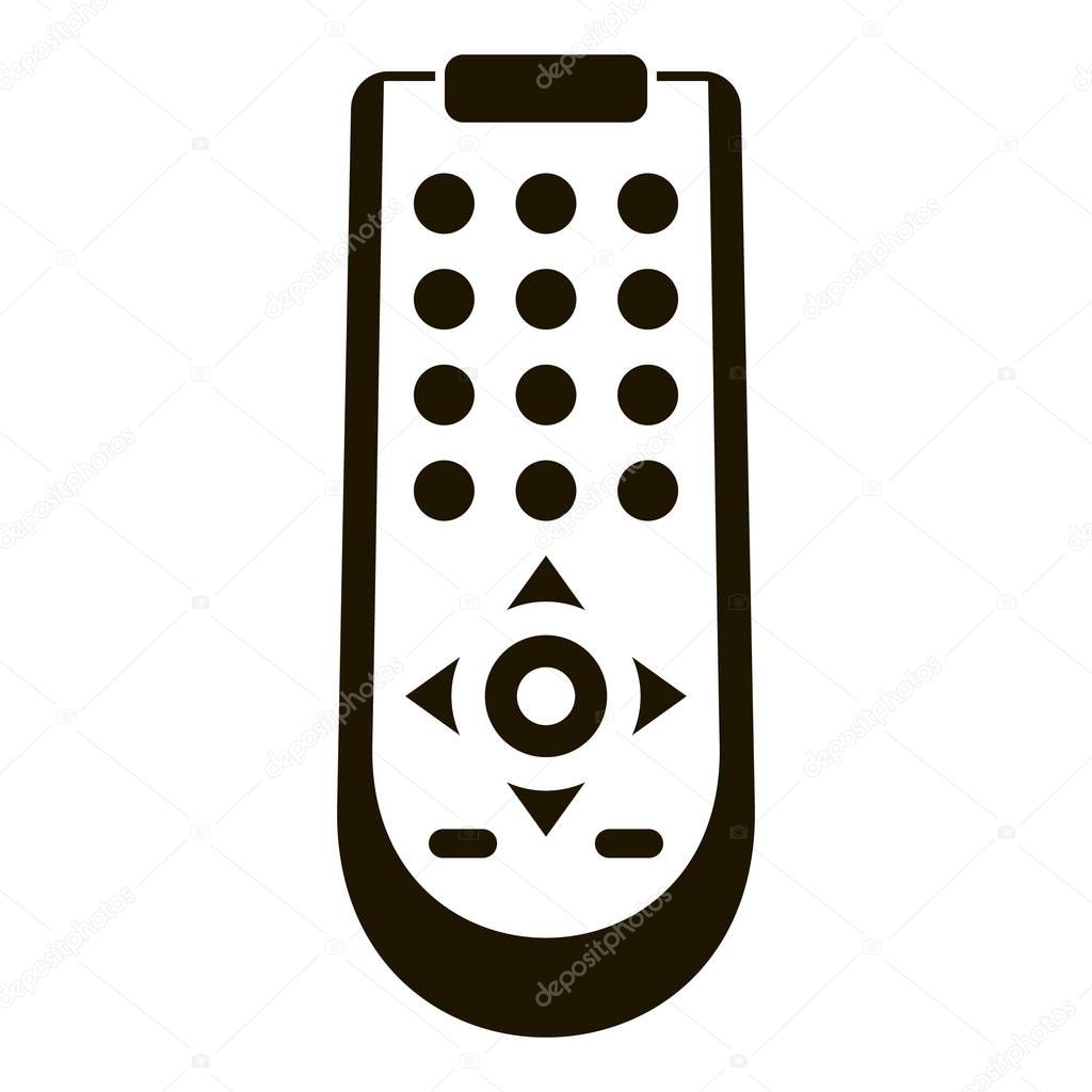 Remote control icon, simple style