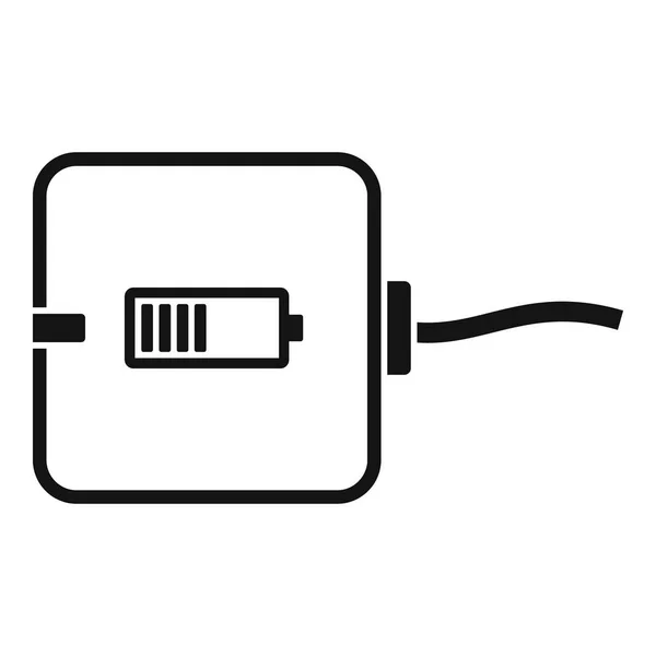 Icono del cargador inalámbrico digital, estilo simple — Vector de stock