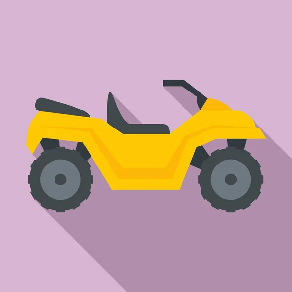 ATV Quad icon, platte stijl — Stockvector