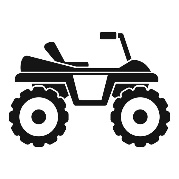 Icône Dirtbike, style simple — Image vectorielle
