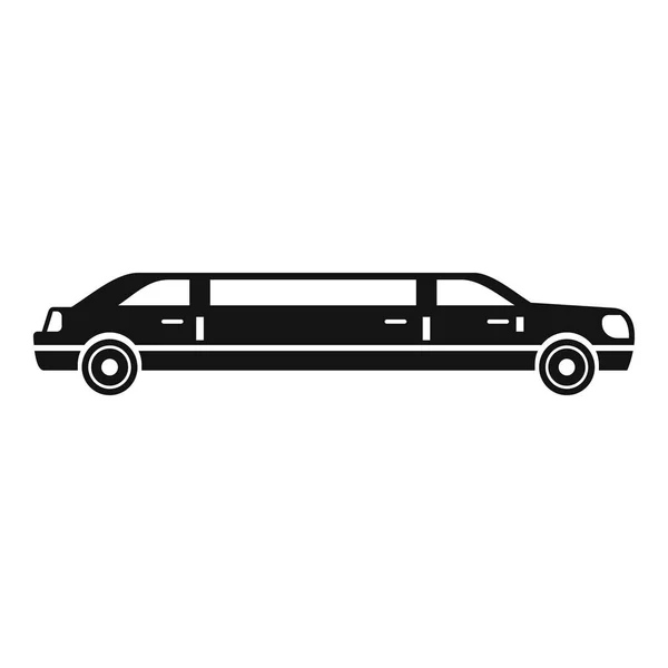 Icône Président limousine, style simple — Image vectorielle