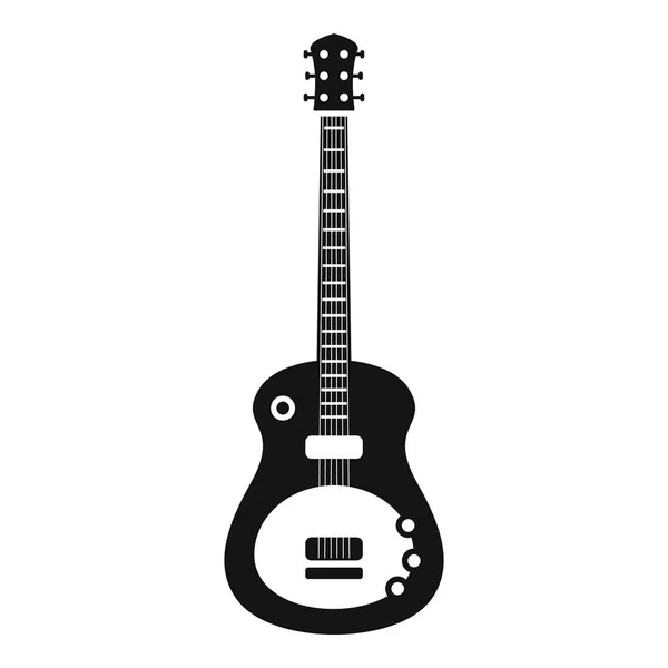 Gitárhangszer ikon, egyszerű stílus — Stock Vector