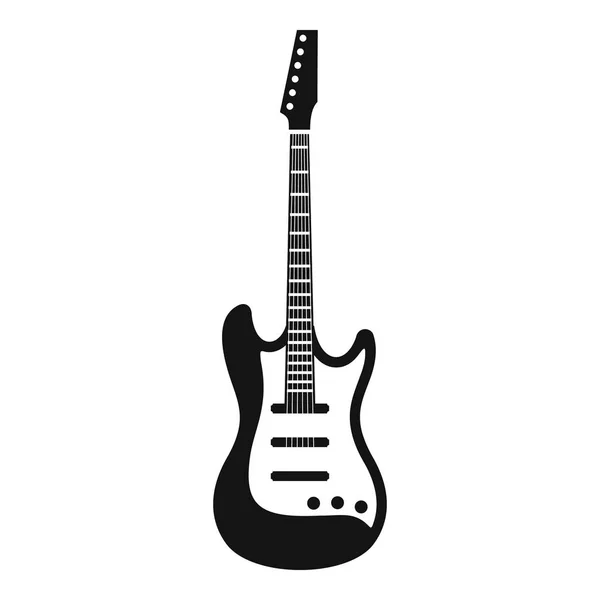 Icône de guitare, style simple — Image vectorielle