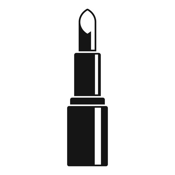 Icono de lápiz labial cosmético, estilo simple — Archivo Imágenes Vectoriales