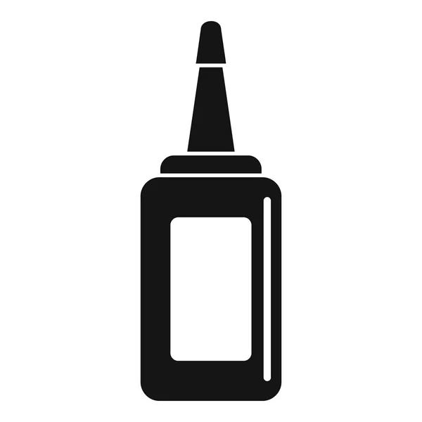 Icono de la botella de mostaza, estilo simple — Vector de stock