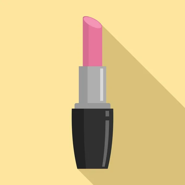 Sexy Lippenstift-Ikone, flacher Stil — Stockvektor