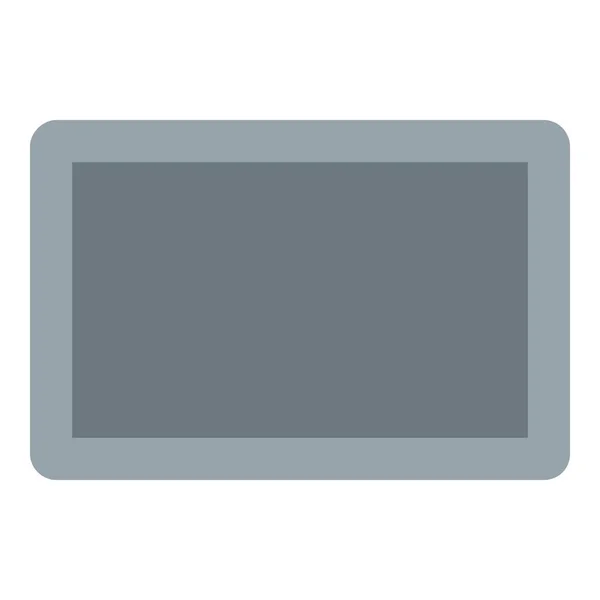 Icono de tableta moderna, estilo plano — Vector de stock