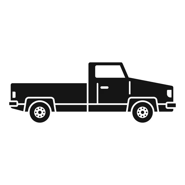 Pickup-Symbol, einfacher Stil — Stockvektor