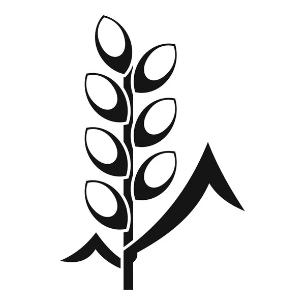 Ikona pszenicy, prosty styl — Wektor stockowy