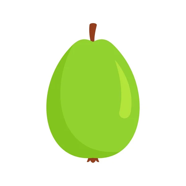 Icono de guayaba entera, estilo plano — Vector de stock