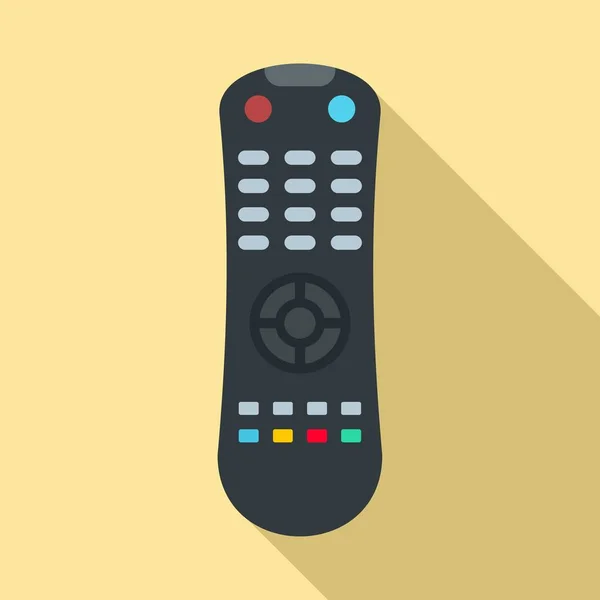 Remote control icon, flat style — Stock Vector