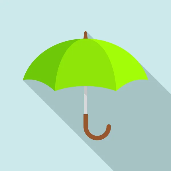 Kid umbrella icon, flat style — Stock Vector