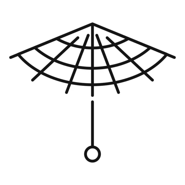 Азійська парасолькова ікона. — стоковий вектор