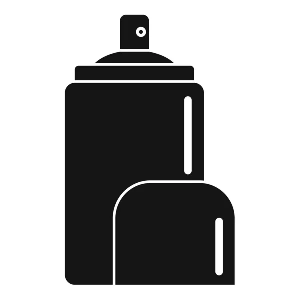 Déodorant icône de pulvérisation, style simple — Image vectorielle