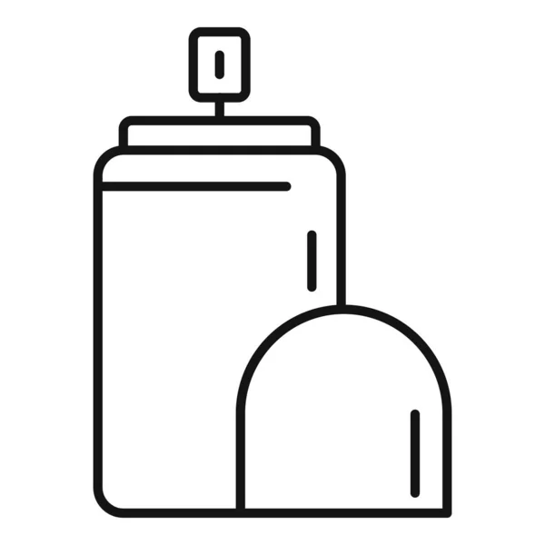 Verzorging deodorant icoon, outline stijl — Stockvector