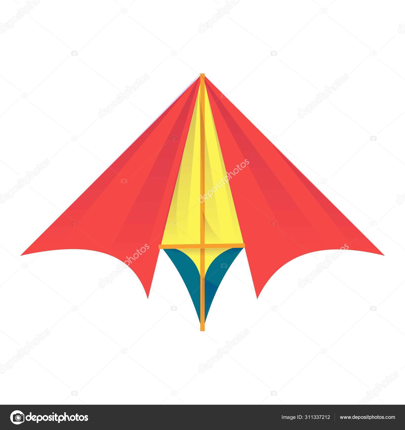 images Red Kite Icon https depositphotos com 311337212 stock illustration red kite plane icon cartoon html