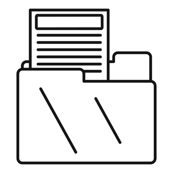 Icono de impuesto sobre el correo de propiedad, estilo de esquema — Archivo Imágenes Vectoriales