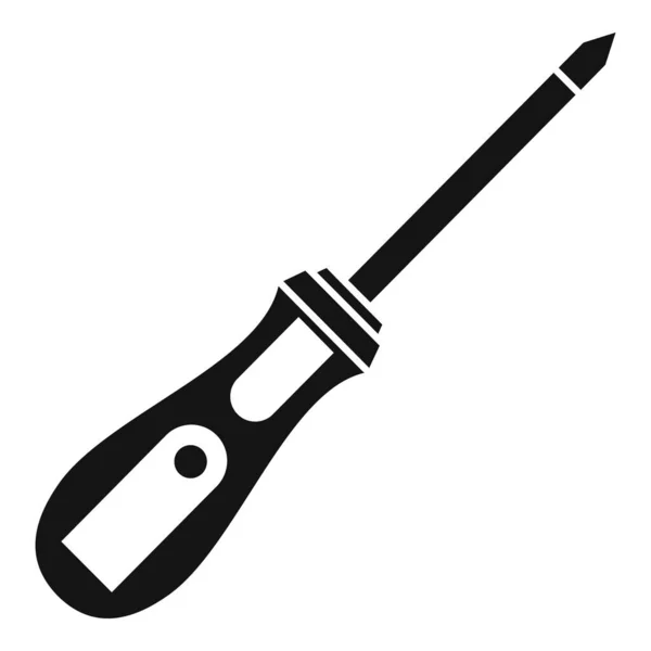 Cross screwdriver icon, simple style — Stock Vector