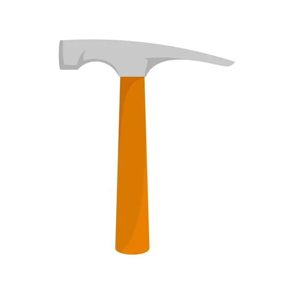 Hammer icon, flat style — Stock Illustration Hammer icon, flat style Royalty Free Stock Illustrations