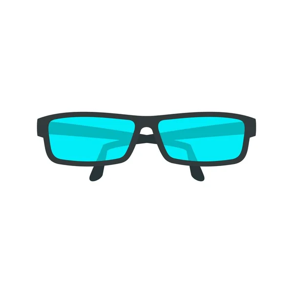 Ögonikonen Glasögon, platt stil — Stock vektor