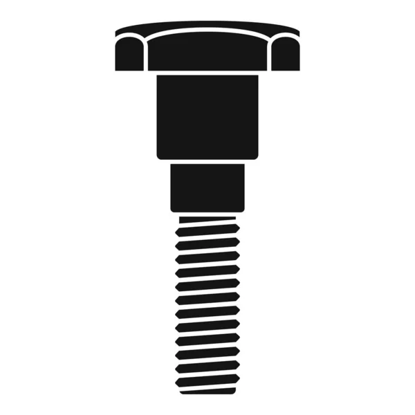 Abrazadera tornillo tornillo icono, estilo simple — Vector de stock