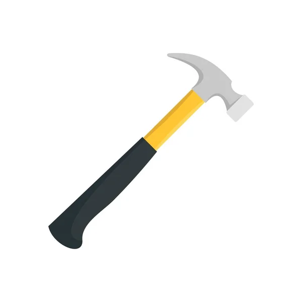 House hammer icon, flat style — Stock Illustration House hammer icon, flat style Stock Vector