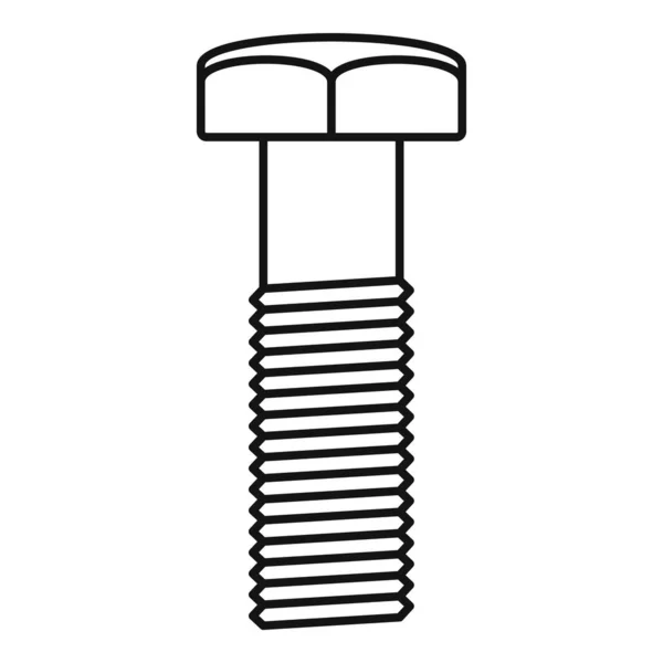 Schrauben-Symbol reparieren, Stil umreißen — Stockvektor