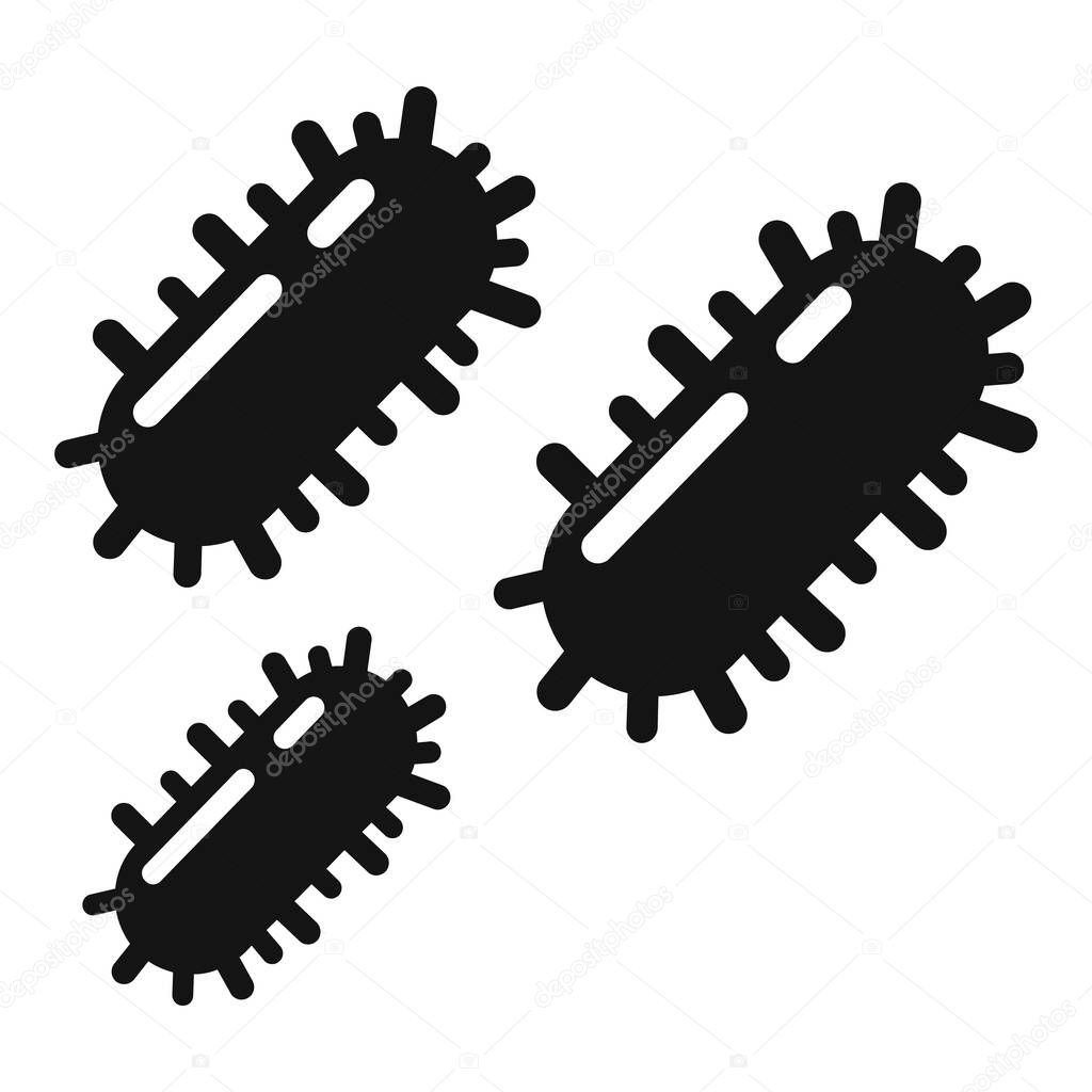 Infection virus icon, simple style