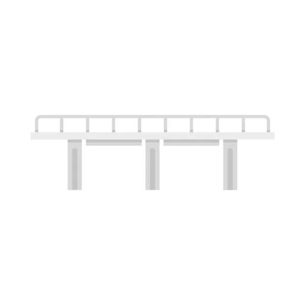 高架桥图标, 平面风格 — 图库矢量图片