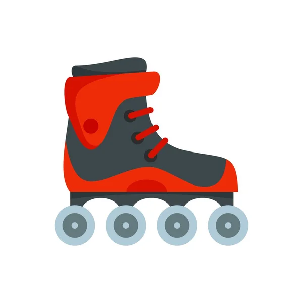 Icono de patines en línea estilo libre, estilo plano — Archivo Imágenes Vectoriales