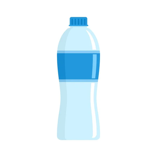 Icono de botella de agua, estilo plano — Vector de stock