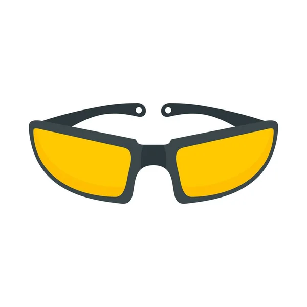 Ikona s brýlemi kolo, plochý — Stockový vektor