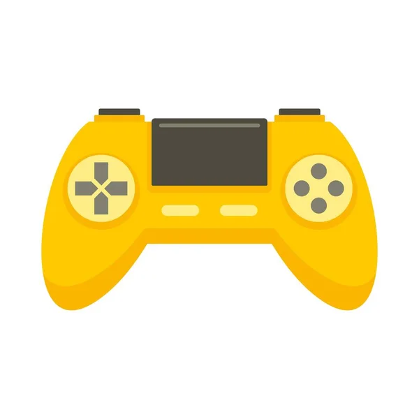 Icono de controlador de juego, estilo plano — Vector de stock