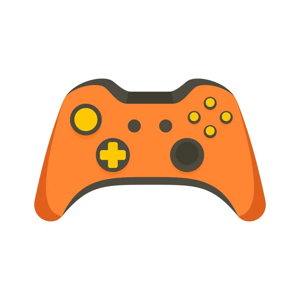 Videospiel-Controller-Symbol, flacher Stil — Stockvektor