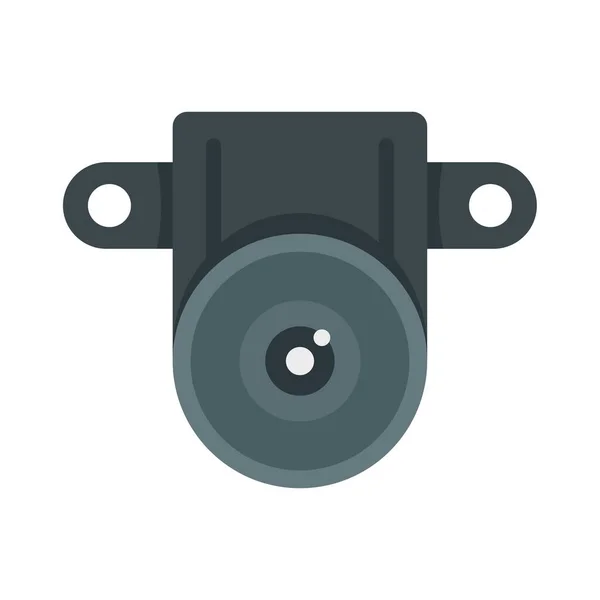Μικρή φωτογραφική μηχανή εικονίδιο ενεργειών, επίπεδη στυλ — Διανυσματικό Αρχείο