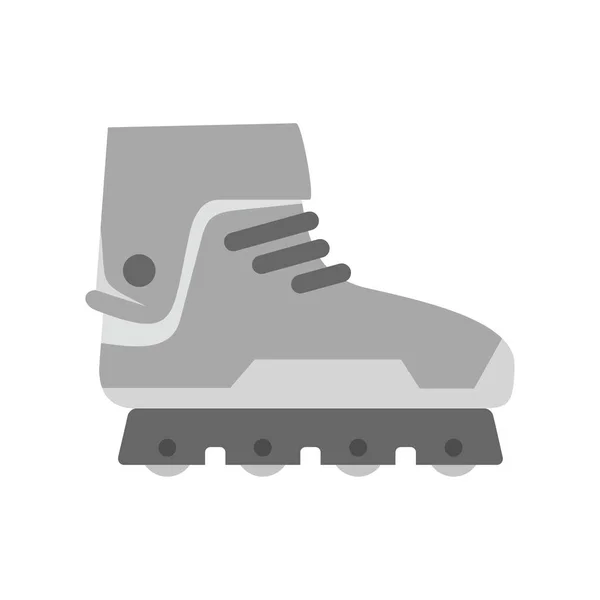 专业内联溜冰鞋图标, 平面风格 — 图库矢量图片