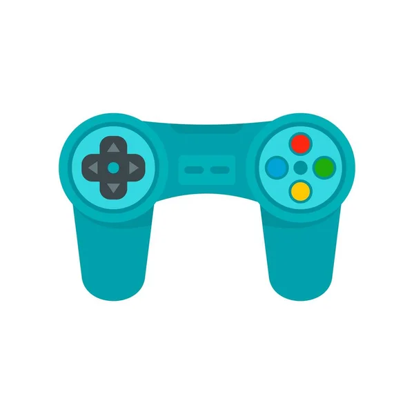 Gadget icono del controlador de juego, estilo plano — Archivo Imágenes Vectoriales