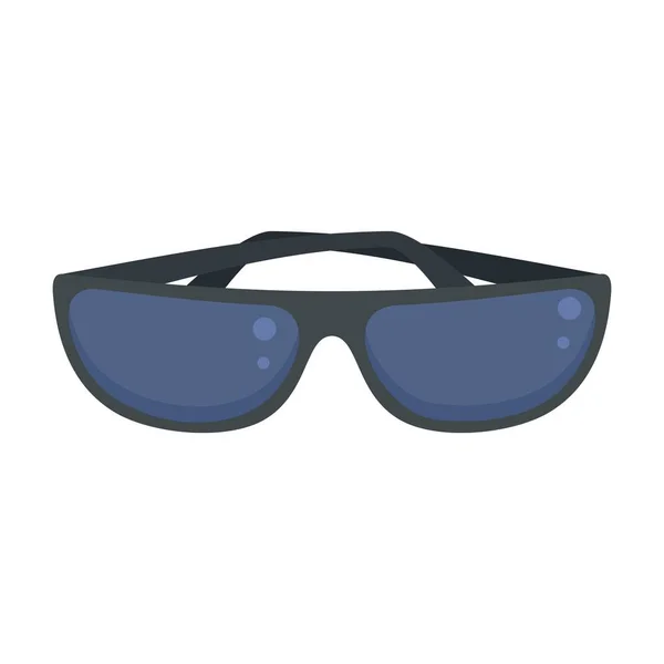 Icono de gafas de sol, estilo plano — Archivo Imágenes Vectoriales