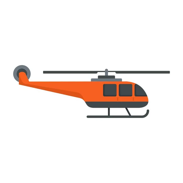 Cankurtaran helikopter simgesi, düz stil — Stok Vektör