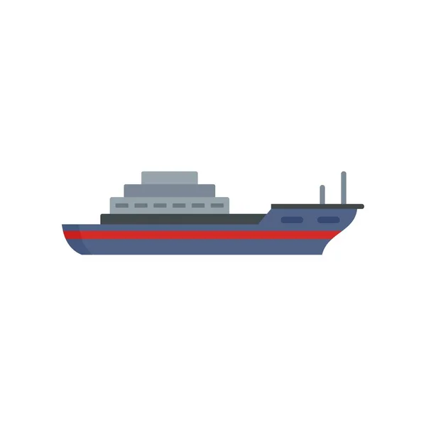 Icône cargo, style plat — Image vectorielle