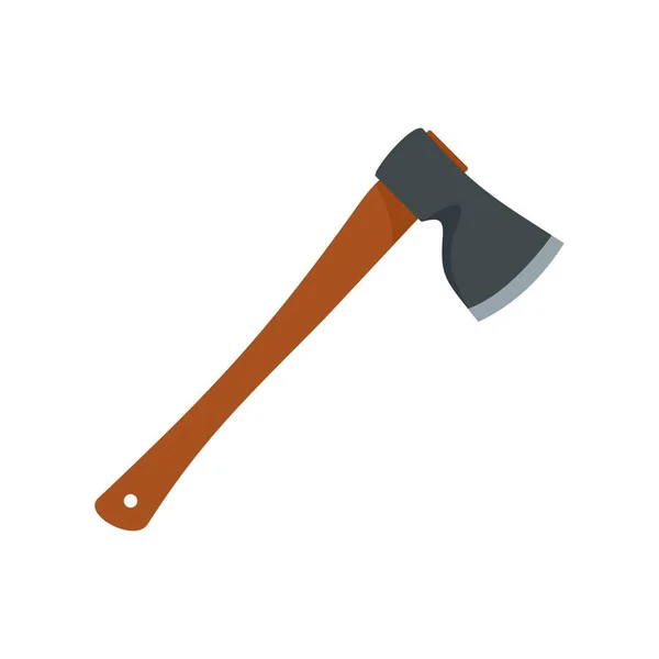 Axe icon, flat style — Stock Vector