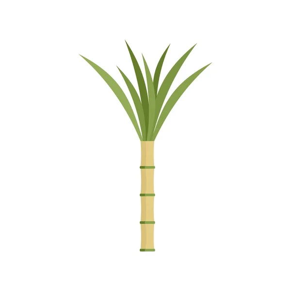 Eko bitki baston simgesi, düz stil — Stok Vektör