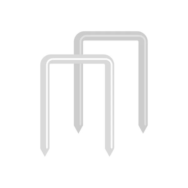 Croquet icono de wicket, estilo plano — Vector de stock