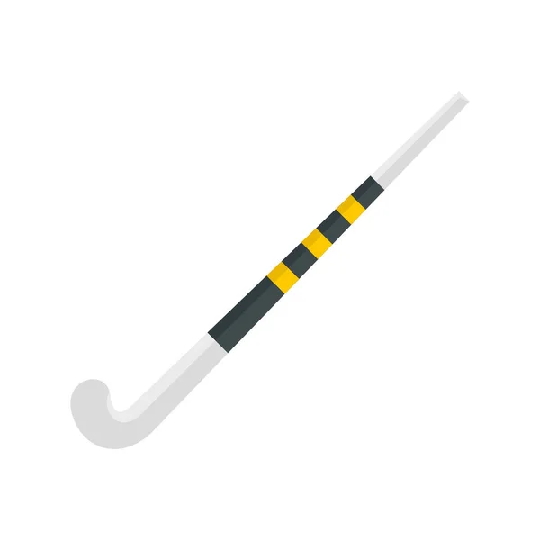 Campo icono palo de hockey, estilo plano — Vector de stock